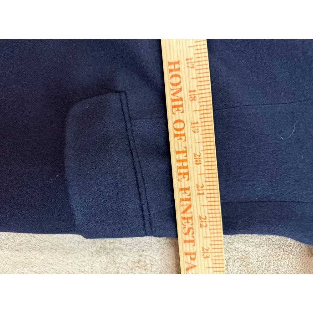 Nordstrom Loro Piana CamelHair Blazer Mens 48R Navy Blue Sport Coat USA Made EUC